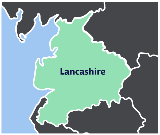 Map of Cumbria